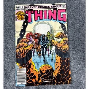 The Thing #3 Marvel Comics 1983 Bronze Age Inhumans Black Bolt Quicksilver FF